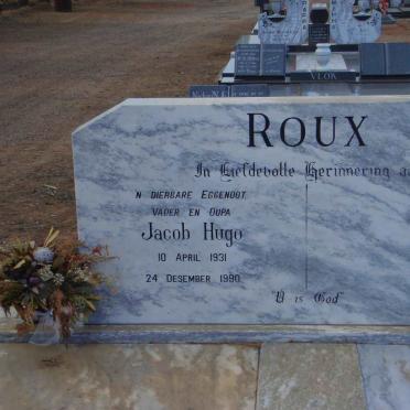 ROUX Jacob Hugo 1931-1990