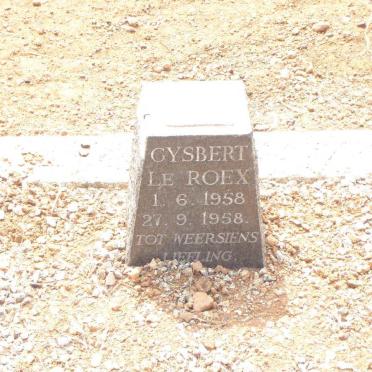 ROEX Gysbert, le 1958-1958