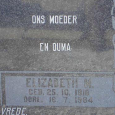 ROETS Elizabeth M. 1919-1984