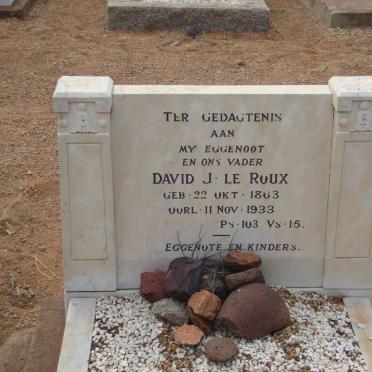 ROUX David J., le 1863-1933
