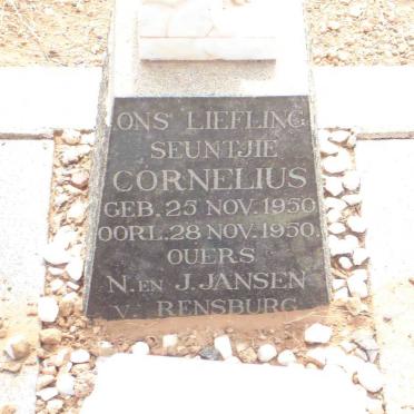 RENSBURG Cornelius, Jansen van 1950-1950