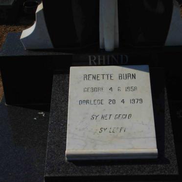 RHIND Renette Burn 1958-1979