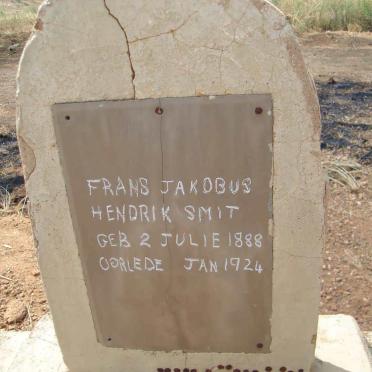 SMIT Frans Jakobus Hendrik 1888-1924