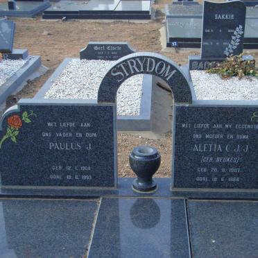 STRYDOM Paulus J. 1908-1993 &amp; Aletta C.J.J. BEUKES 1907-1988
