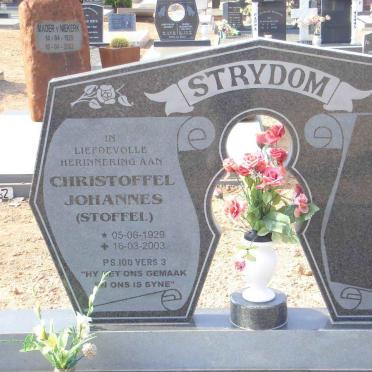 STRYDOM Christoffel Johannes 1929-2003