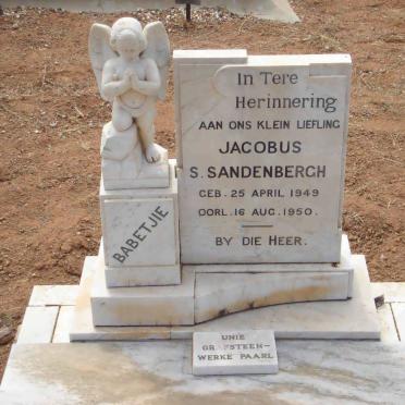 SANDENBERG Jacobus S. 1949-1950