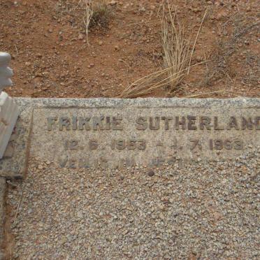SUTHERLAND Frikkie 1963-1963