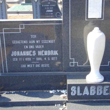 SLABBERT Johannes Hendrik 1899-1977 &amp; Wilhelmina Fredrieka LIEBENBERG 1913-1980