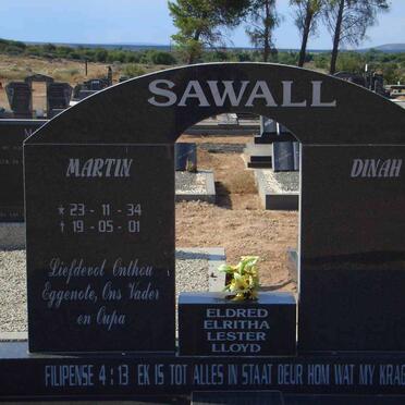 SAWALL Martin 1934-2001 &amp; Dinah