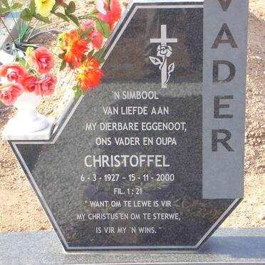 SAAIMAN Christoffel 1927-2000