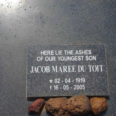 TOIT Jacob Maree, du 1919-2005