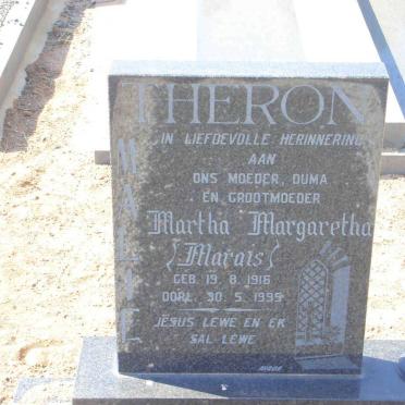 THERON Martha Margaretha nee MARAIS 1916-1995