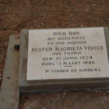 VISSER Hester Magrieta nee FOURIE 1874-1940