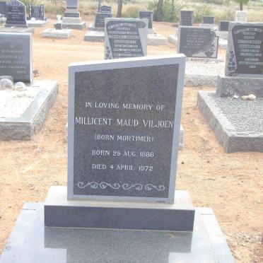 VILJOEN Millicent Maud nee MORTIMER 1888-1972