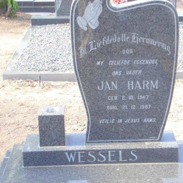 WESSELS Jan Harm 1947-1987