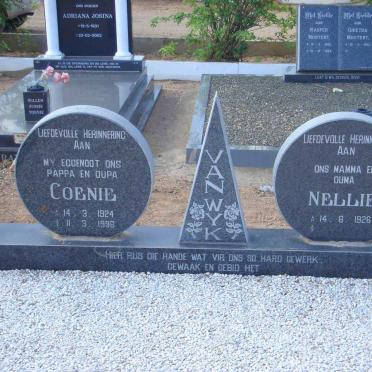 WYK Coenie, van 1924-1996 &amp; Nellie 1926-