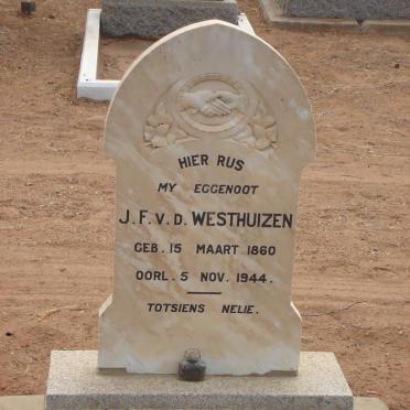 WESTHUIZEN J. F., van der 1860-1944