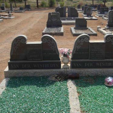 WESTHUIZEN Hendrik P., van der 1907-1973 &amp; Maria Magdalena  DU PLESSIS 1908-1951