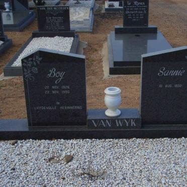 WYK Boy, van 1925-1990 &amp; Sannie 1932-