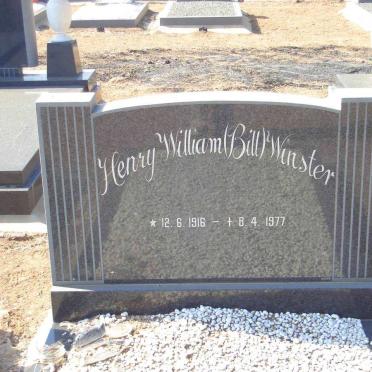 WURSTER Henry William 1916-1977