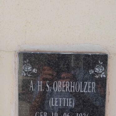 OBERHOLZER A.H.S. 1936-2011