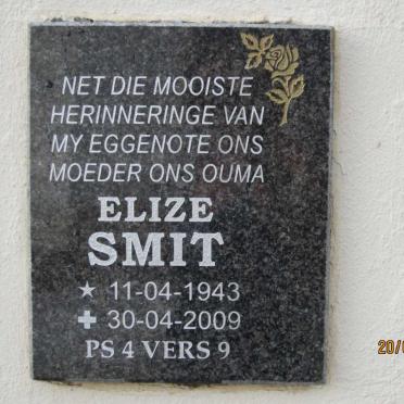 SMIT Elize 1943-2009