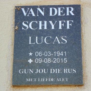 SCHYFF Lucas, van der 1941-2015