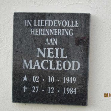 MACLEOD Neil 1949-1984