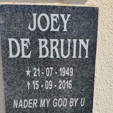 BRUIN Joey, de 1949-2016