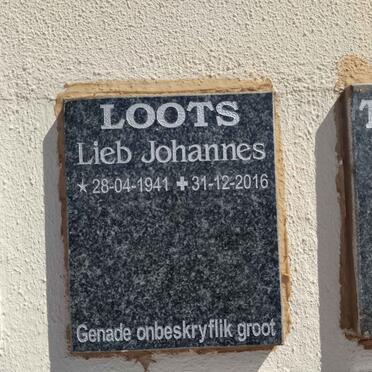 LOOTS Lieb Johannes 1941-2016