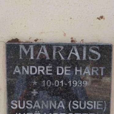MARAIS Andre de Hart 1939- & Susanna VORSTER 1942-2017