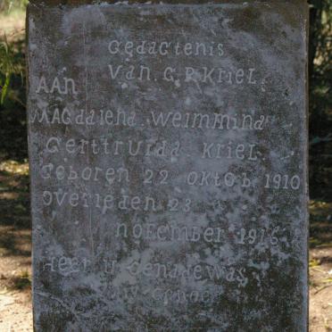 Northern Cape, PRIESKA, Old cemetery