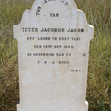 JACOBS Pieter Jacobus  -1902