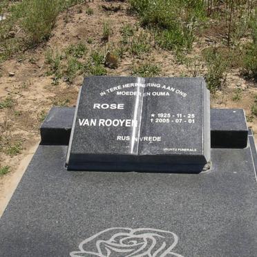 ROOYEN Rose, van 1925-2005