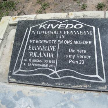 KIVEDO Evangeline Yolanda 1969-1992