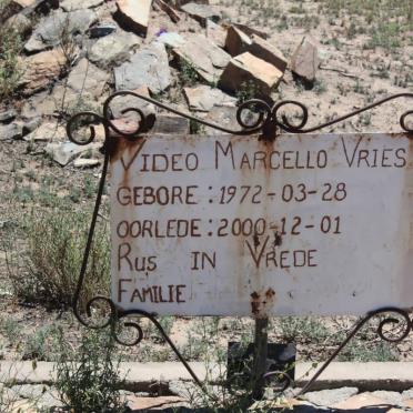 VRIES Video Marcello 1972-2000