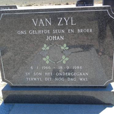 ZYL Johan, van 1966-1986