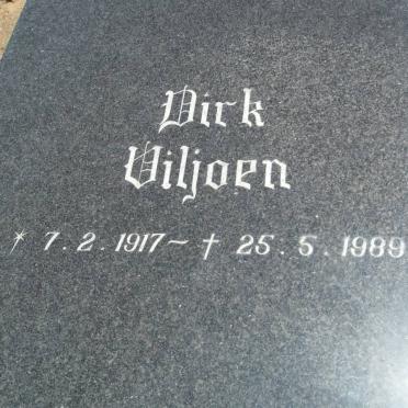 VILJOEN Dirk 1917-1989