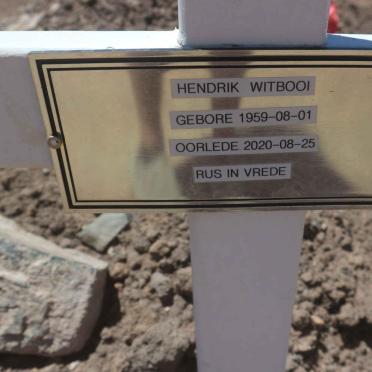 WITBOOI Hendrik 1959-2020