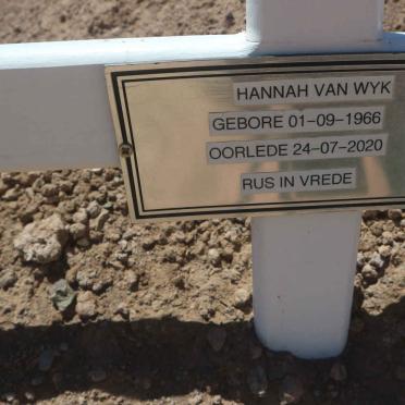 WYK Hannah, van 1966-2020