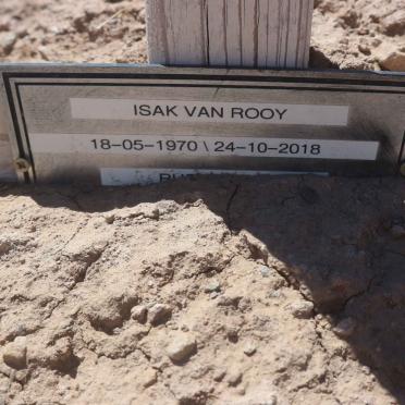 ROOY Isak, van 1970-2018
