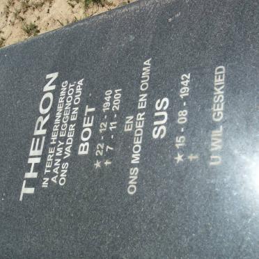 THERON Boet 1940-2001 &amp; Sus 1942-