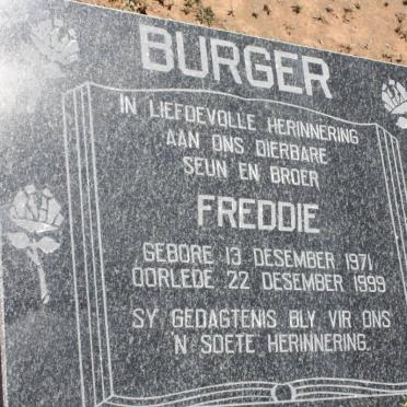 BURGER Freddie 1971-1999