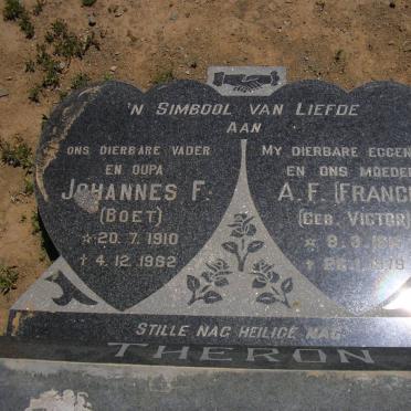 THERON Johannes F. 1910-1982 &amp; A.F. VICTOR 1914-1979