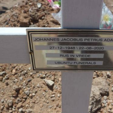 ADAMS Johannes Jacobus Petrus 1948-2020