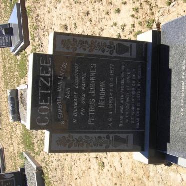 COETZEE Petrus Johannes Hendrik 1950-1977