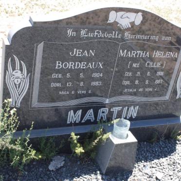 MARTIN Jean Bordeaux 1904-1983 &amp; Martha Helena CILLIE 1906-1987