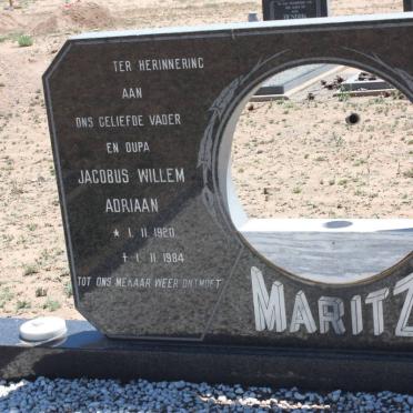 MARITZ Jacobus Willem Adriaan 1920-1984