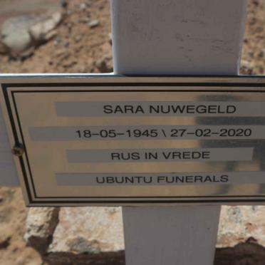 NUWEGELD Sara 1945-2020