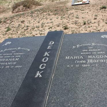 KOCK Abraham Stephanus, de 1921-1994 &amp; Maria Magdalena MARAIS 1929- _2